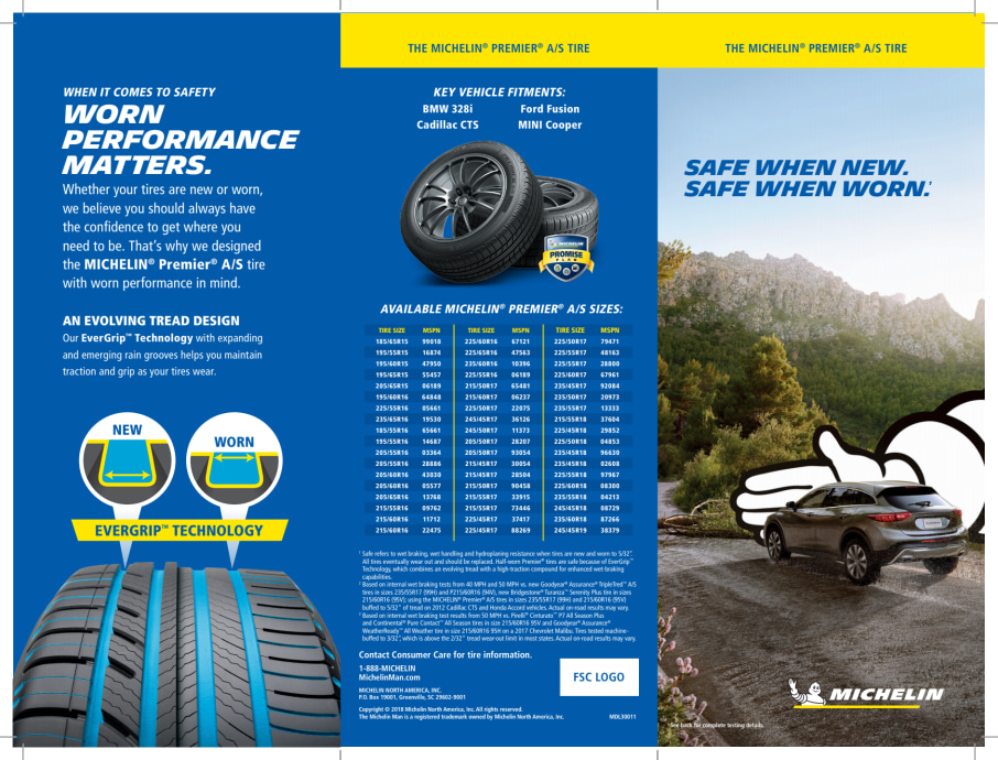 Michelin Premier A S 235 65r16 103h Belle Tire
