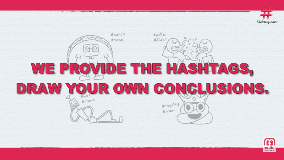 thumbnail video image 2 of Sketchagrams Drawing Game for 3-6 Players Ages 14Y+, 2 of 8