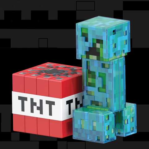  Mattel Minecraft Creeper 8.5 Figure Based on Minecraft Video  Game : Toys & Games