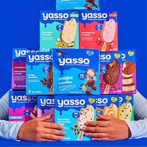 Yasso Frozen Greek Yogurt Fudge Brownie 14 fl oz