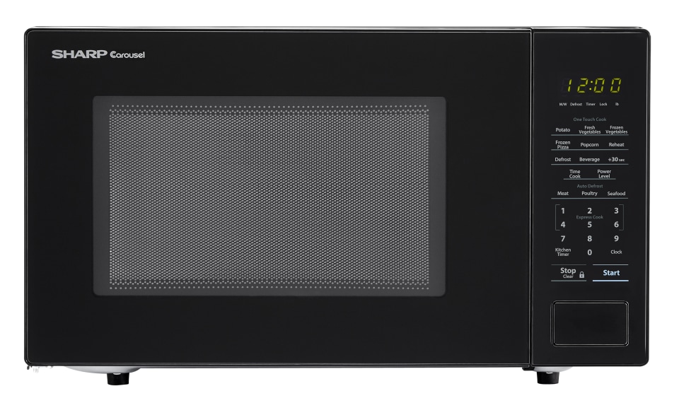 Sharp 1.1 Cu. ft. White Countertop Microwave Oven