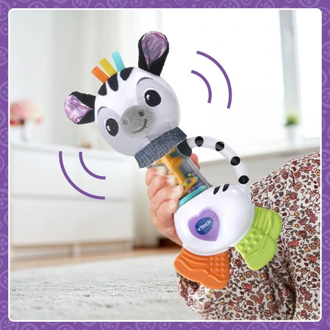 VTech Baby Rattling Rain Stick Zebra | Babies R Us Canada