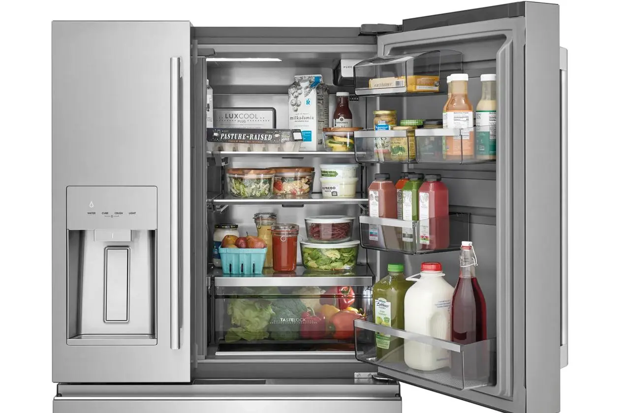 ExtraAccess Door Technology Electrolux refrigerator featuring the ExtraAccess Door