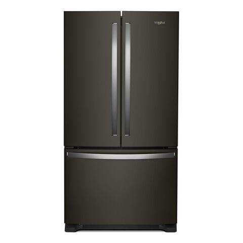 Black stainless deals steel fridge whirlpool