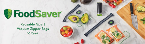 Foodsaver FreshSaver Quart-Sized Vacuum Zipper Bags 34ct