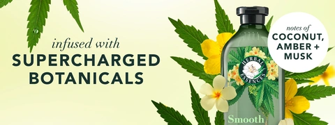 infused with supercharged botanicals notes of coconut, amber and musk