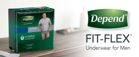 Depend FIT-FLEX Underwear for Men Size: Large - 84Ct - KreziCart