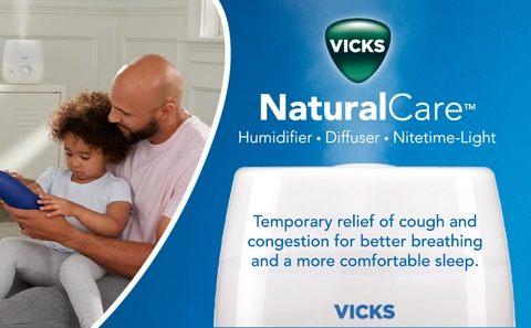 Vicks 0.6 Gallon Natural Care Cool Mist Ultrasonic