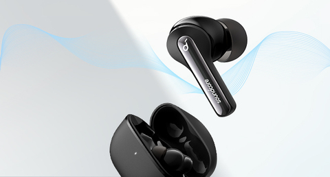 Soundcore Life P3i Hybrid Active Noise Cancelling Earbuds ,4 Mics, Custom  EQ,6H Playtime,Black 
