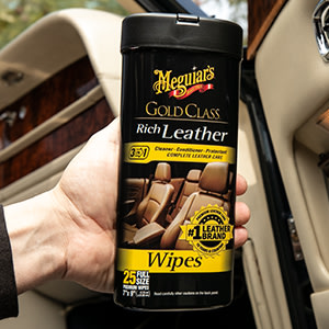 Meguiars G10924SP Gold Class Rich Leather Cleaner and Conditioning