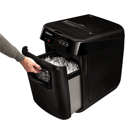 Fellowes AutoMax 150C Hands Free Cross-Cut Commercial Shredder