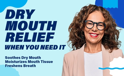 Mouthwash for dry mouth and thrush.