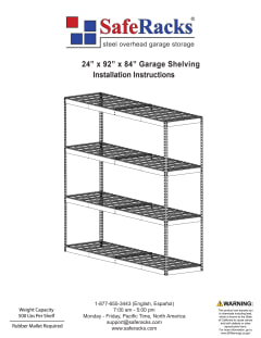 Saferacks Garage Shelving Costco, Saferacks 2x8x7 Garage Shelving