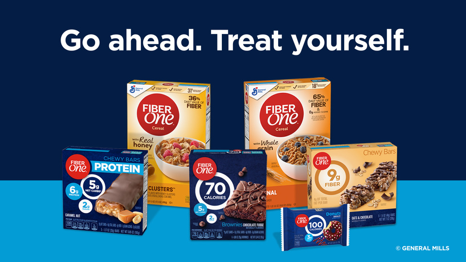 Fiber One 70 Calorie Brownies, Chocolate Fudge, Snack Bars, 18 ct