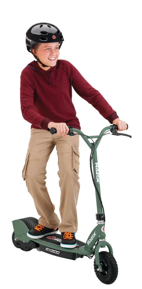 Razor RX200 Electric All Terrain Scooter Green Black Off Roading Electric Scooter Walmart