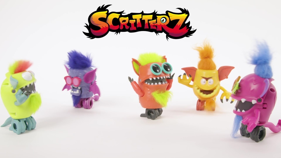 Scritterz Scabz Interactive Mini Monster Jungle Creature Toy Spin Master  New