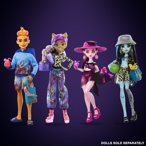 Monster High Scare-adise Island Draculaura Doll with Swimsuit, Sarong and  Beach Accessories Like Hat, Sunscreen, and Tote
