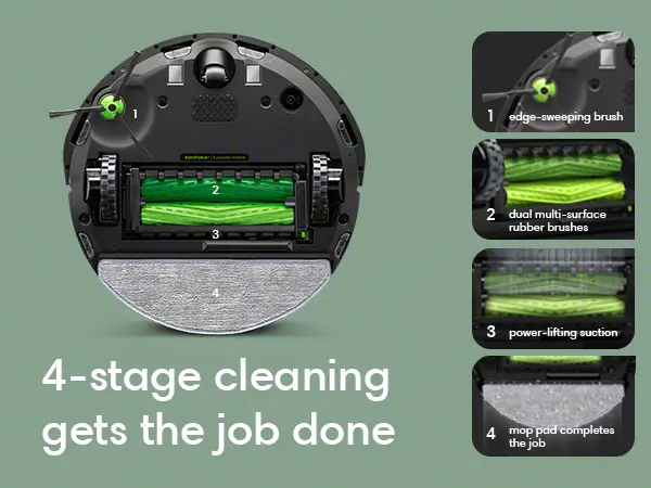 iRobot Roomba Combo j5+ Self Emptying Vacuum and Mop Graphite