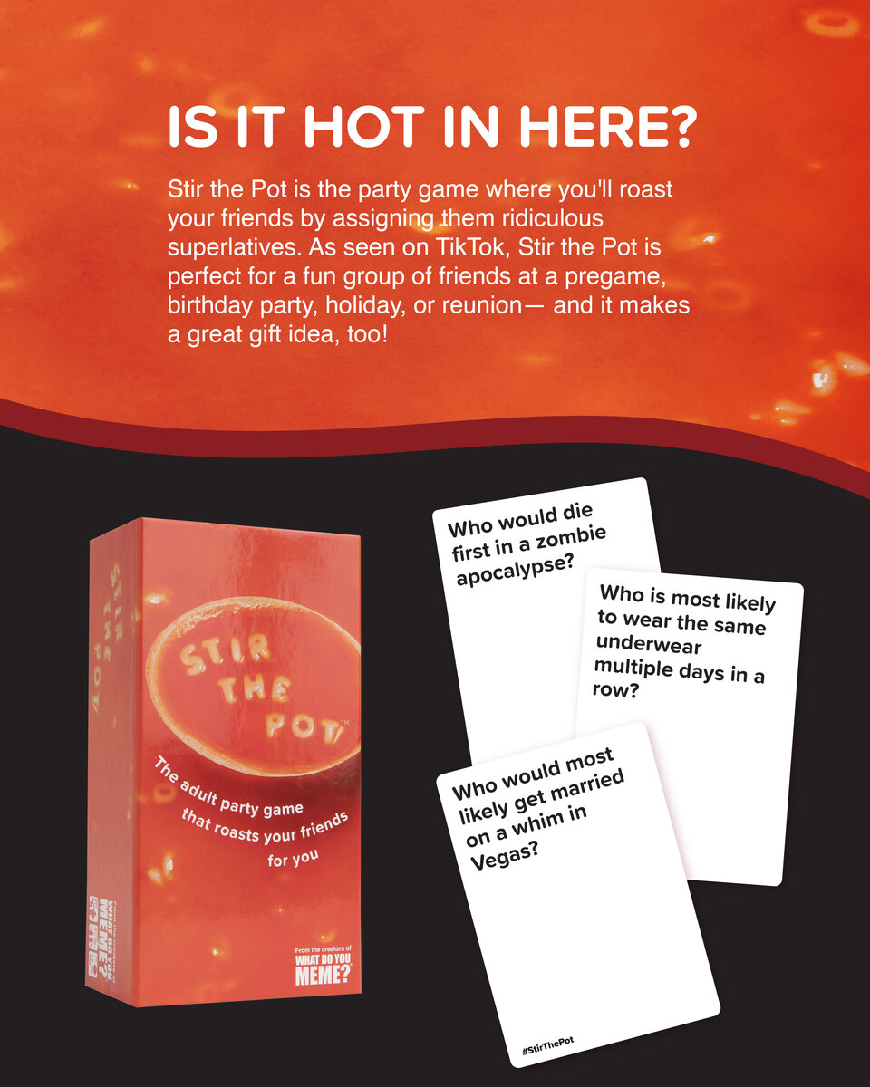 Stir The Pot - The Roast Your Friends Card Game