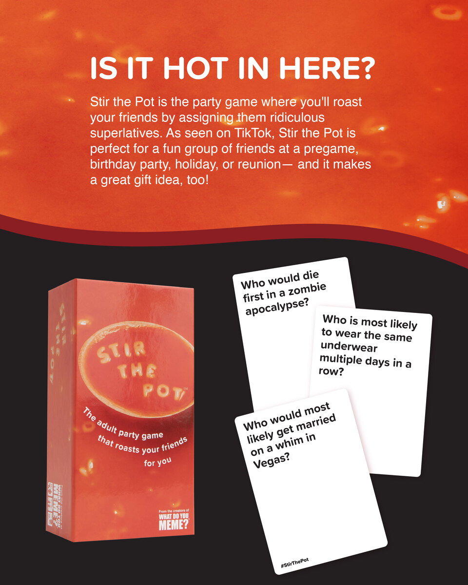 What Do You Meme? Stir The Pot Adult Party Game