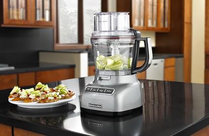 KitchenAid® 11-Cup Food Processor with ExactSlice? System Contour Silver  (KFP1133CU) 