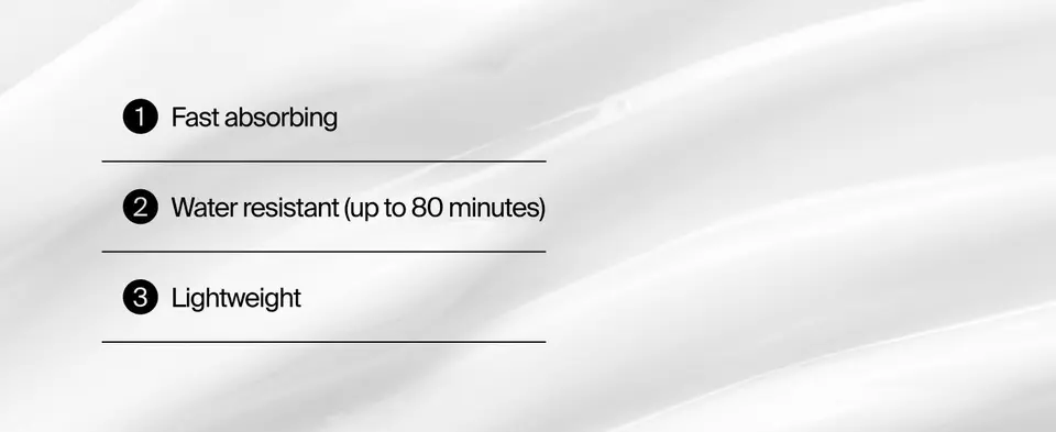 non-comedogenic, oil-free sunscreen, avobenzone, lightweight, waterproof, best outdoor sunscreen