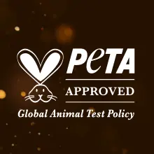 Icons about no sulfates or parabens, MicroMoisture, reviltalizing &amp; hydrating skin &amp; PETA approved.