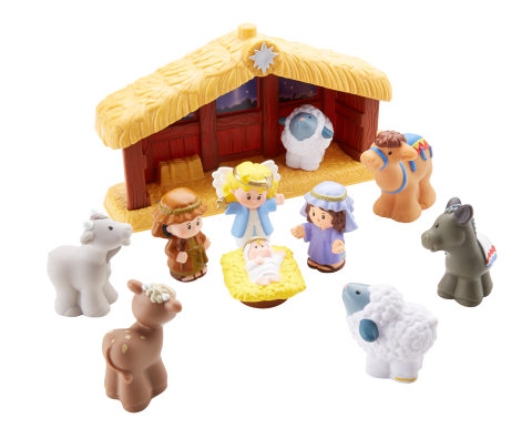 Fisher Price Little People Animal Farm Barn Zoo Nativity Replacement Dark Brown Muddy Paws Pig One Splatter Spot Oop 2001