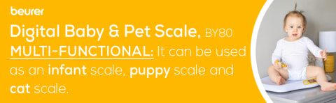 BEURER Dog & Cat Scale, Yellow 