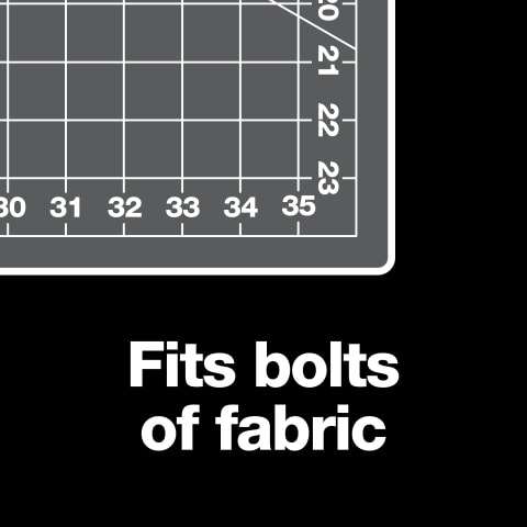 Fiskars Folding Cutting Mat 24x36 Grey - 123Stitch