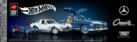 Mattel Brick Shop Hot Wheels Cadillac Project GTP Hypercar