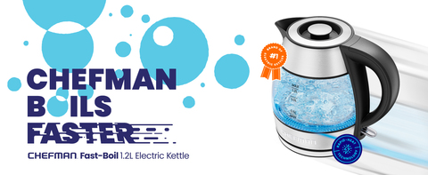 Chefman Stainless Steel 22-Cup Corded Manual Electric Water Boiler in the  Water Boilers & Kettles department at