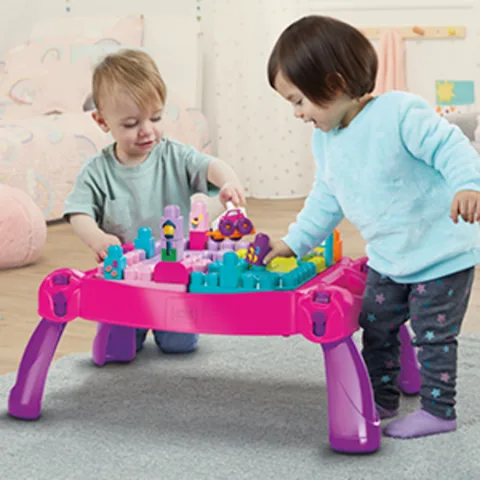 Mega Bloks Build n Learn Table Mattel