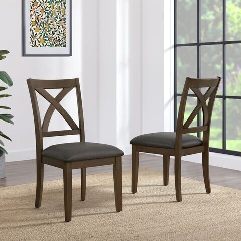 Image showing two chairs side-by-side front and back