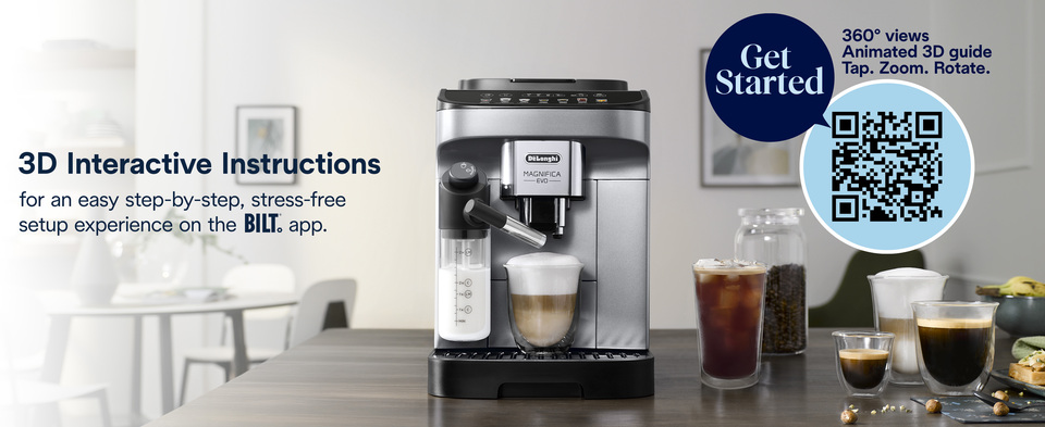 thumbnail video image 2 of Magnifica Evo Espresso Machine w/ Latte Crema System, 2 of 9