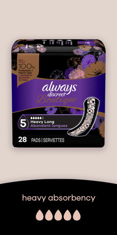 Always Discreet Boutique Black Low-Rise Maximum Size Small/Medium Incontinence  Underwear, 12 ct - Pay Less Super Markets