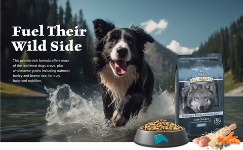 Blue Buffalo Wilderness Nature s Evolutionary Diet Puppy Dry Dog Food Chicken