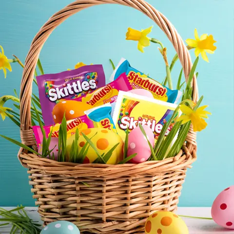 Mars Candy M&M's Twix & Starburst Candy Filled Easter Eggs 30