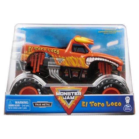Monster Jam Official El Toro Loco Die-Cast Monster Truck, 1:24