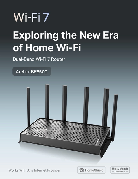 TP-Link BE6500 WiFi 無線LAN ルーター WiFi 7 Archer BE6500 | BE6500 デュアルバンドWi-Fi 7ルーター | TP