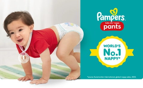 Pampers Baby Dry Nappy Pants Size 5 33 Nappies 12kg 17kg Essential Pack