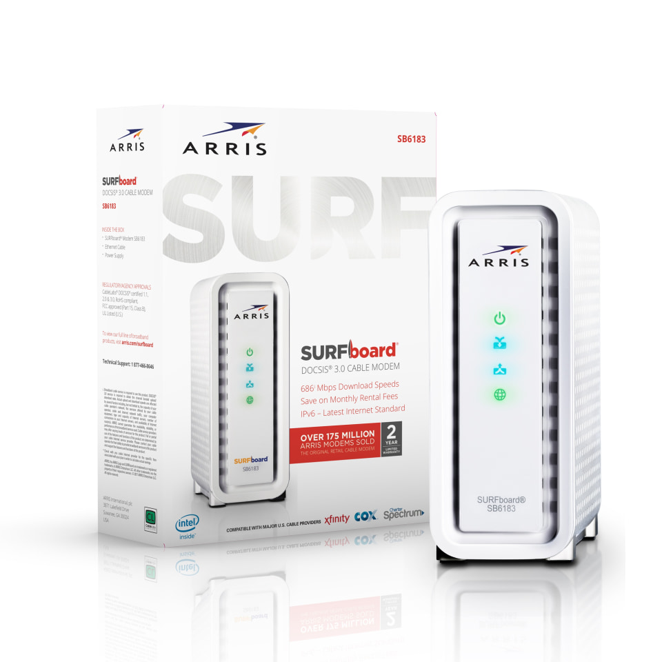 arris surfboard sb6183 walmart