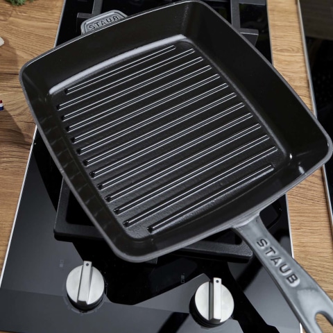 Staub Enameled Cast Iron Grill Pans and Griddles - Artichoke OTR