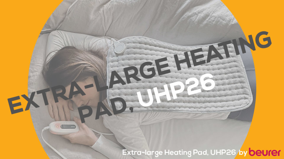 Beurer Large UltraSoft Heating pad, FastHeating, for Neck, Elbow