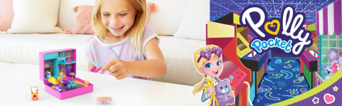 Polly Pocket Race & Rock Arcade Compact – Square Imports