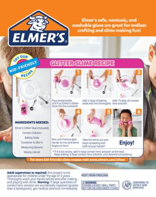 Elmer's® Color Slime Kit, (1) 5 oz Pink Color Glue, (1) 5 oz