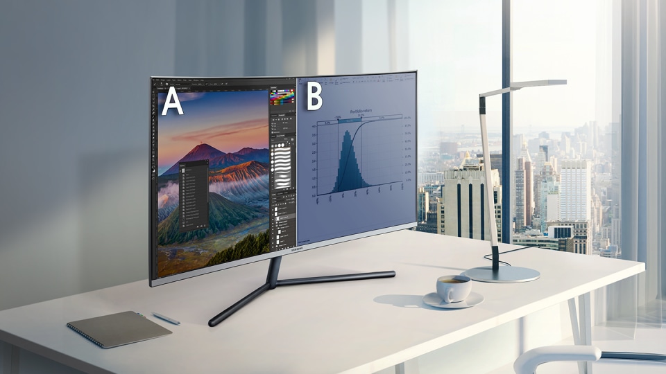 Samsung Lu32r591cwnxza 32 Inch Curved Uhd 4k Monitor