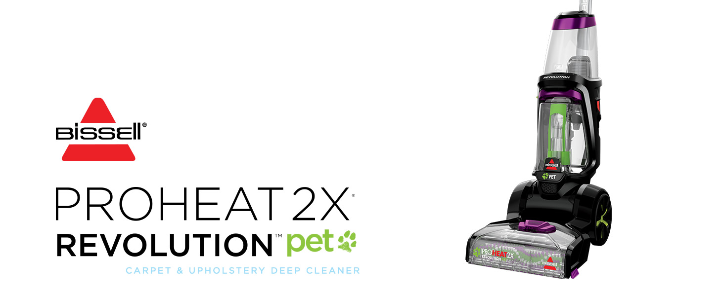 bissell proheat 2x revolution pet carpet cleaner 1551w