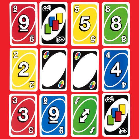 Giant UNO Card Game for Kids, Adults and Family Night, 108 Oversized Cards  for 2-10 Players