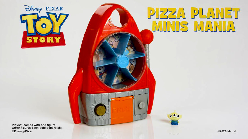 Mattel GJH65 Minifiguras Pizza Planet Slot Machine Toy Story
